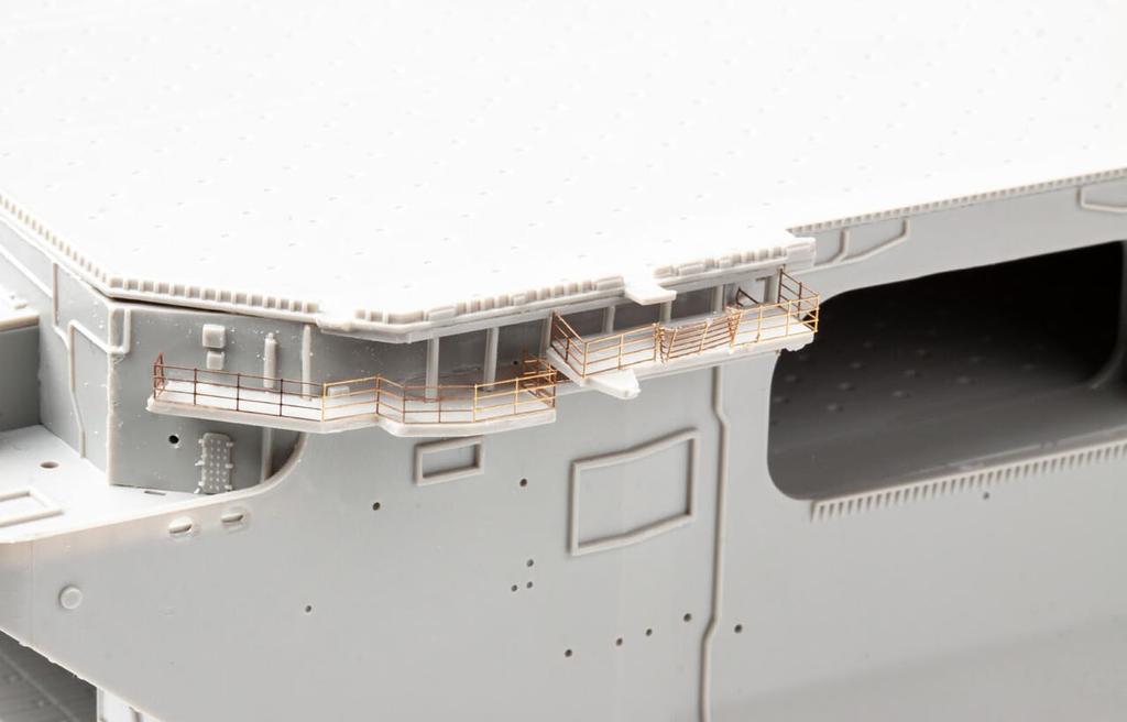 eduard Детали USS Wasp часть 4 Пластиковые детали модели EDU53321 1/350 LHD-1 Фототравление (для трубача) (Корабль)