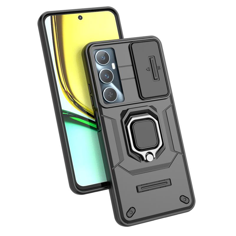 Для Oppo Realme C65 4g чехол магнитное кольцо бронированные чехлы для телефонов RealmeC65 Realmi C65 C 65 65C 4G 2024 защитный чехол для камеры