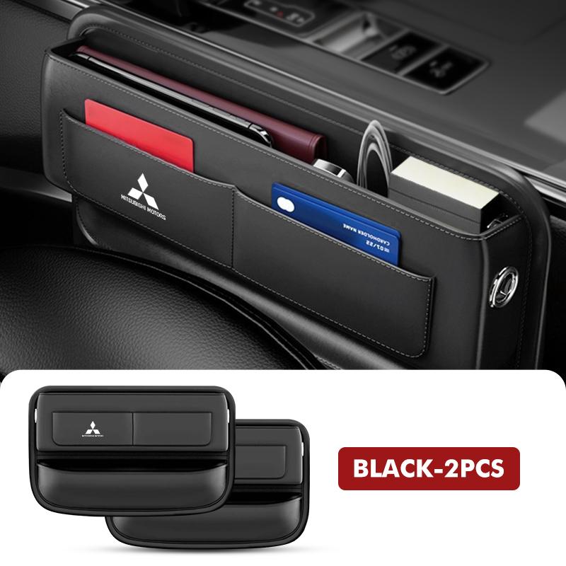 dnsh2 For Mitsubishi Car Logo Seat Gap Filler Organizer Waterproof Seat Gap Plugs Strip Outlander Lancer Cross Colt Xpander Mirage