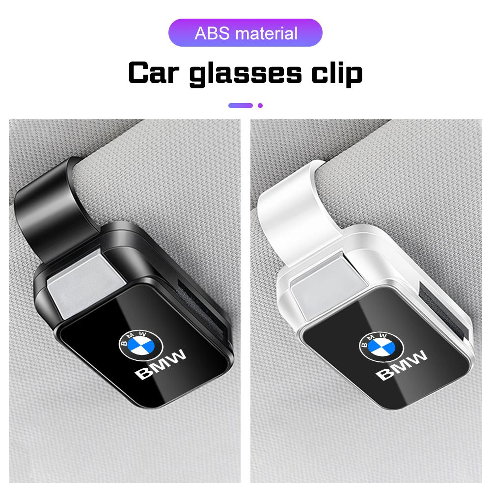 ORWI7 Wheel Hub,Fashion Car Sun Visor Glasses Clip For BMW E46 E39 E60 E90 E92 E87 F10 F30 F20 F01 F07 G20 G30 G60 M Eyeglasses Holder