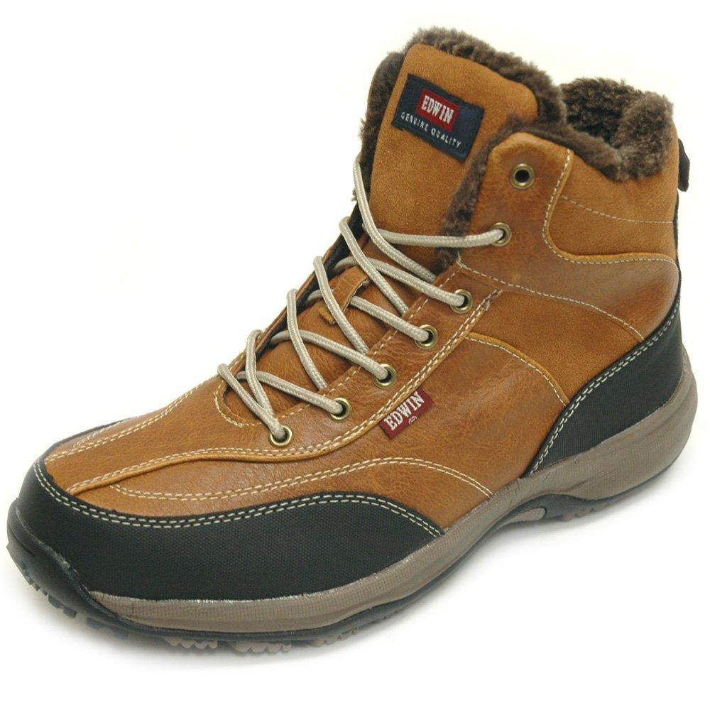 EDWIN Casual Cold and EDS Camel Men's Boots, Waterproof, Weather, Non-Slip, 9120, (Size 25.0cm)