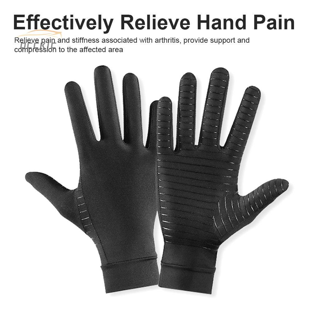 Перчатки для велоспорта Перчатки для мотоциклистов Компрессионные перчатки для лечения артрита Медные волокна Поддержка запястья Облегчение боли в запястье Полный палец