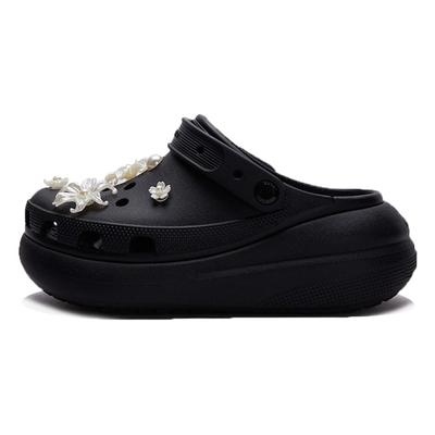 EVA Желейные медузы Плавающий сад Сладкие дырочки Обувь Унисекс Черный