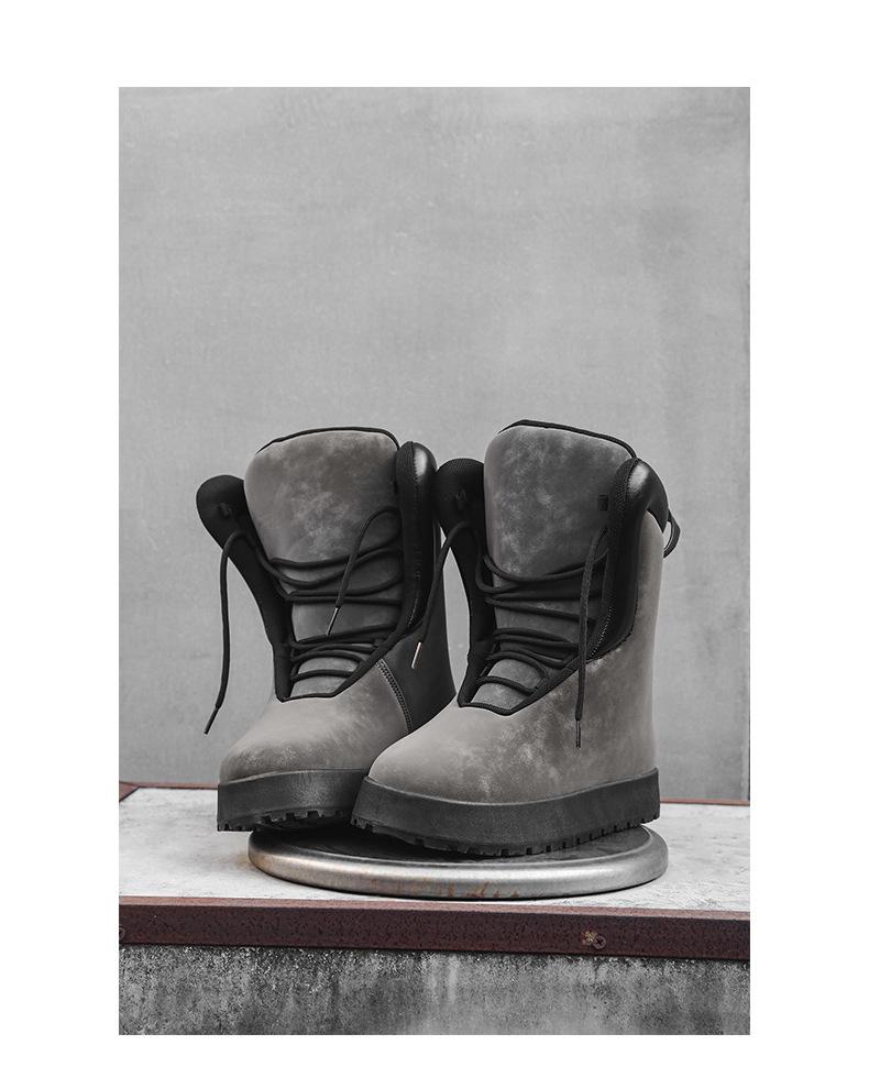 2025 Men's High-Top Autumn Boots - Thick-Soled Casual Plaster Boots Y01