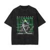 One Piece  Ace My Fire Burns Everything Printed Tshirt Mens and Womens Washed Tshirt High Quality Vintage Cotton Tshirt Top