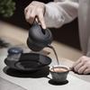 Edenus Black Iron Glaze Ceramic Tea Set