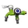 Dual-Head Washer Faucet With One Inlet And Two Outlets Sturdy Antifreeze Faucet Splitter Easy Installation Garden Hose Splitter