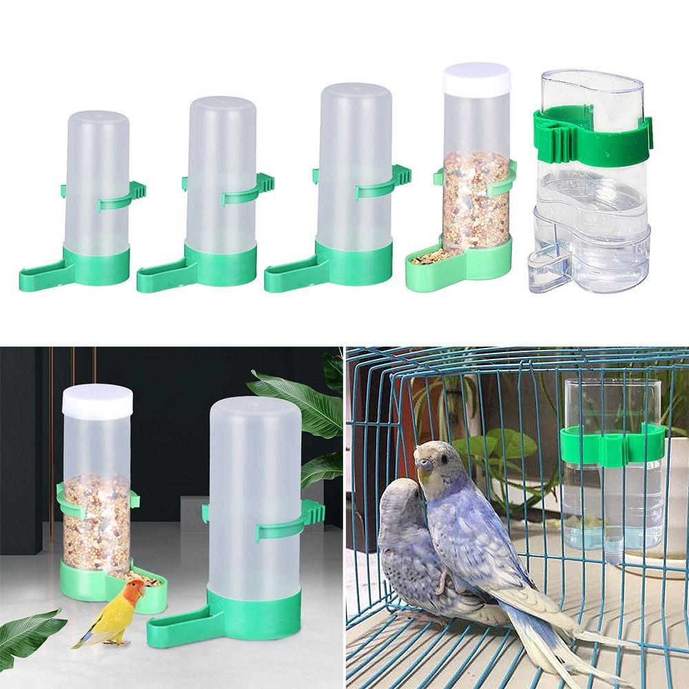 Plastic Bird Automatic Drinker Automati Parrots Feeder Waterer Bird Water Dispenser  Parrots