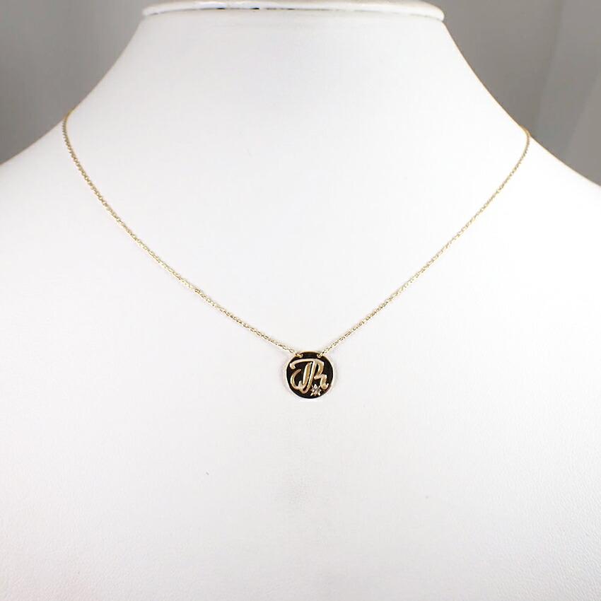 Pre-owned Star Jewelry K18 Diamond Initial R Necklace/Pendant/j66-5