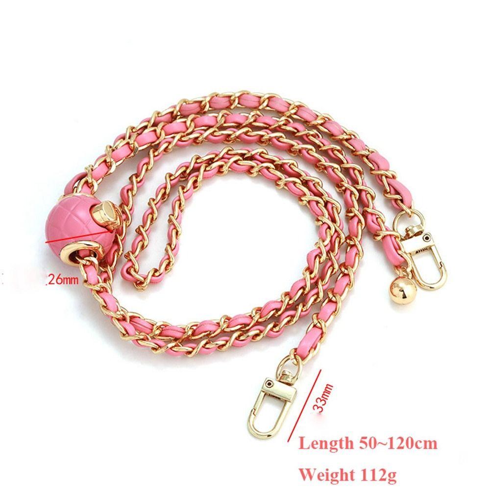 Металлическая цепь для сумки длиной 1,2 м, сменная, новая, не выцветающая, регулируемая цепь, аксессуары для сумки