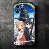 Мягкий чехол для телефона S-Sword O-Online SAO Anime для iPhone 16 16E 17 Air 15 Pro Max 14 Plus 13 Mini 11 12 7 Черный Чехол Задняя Крышка