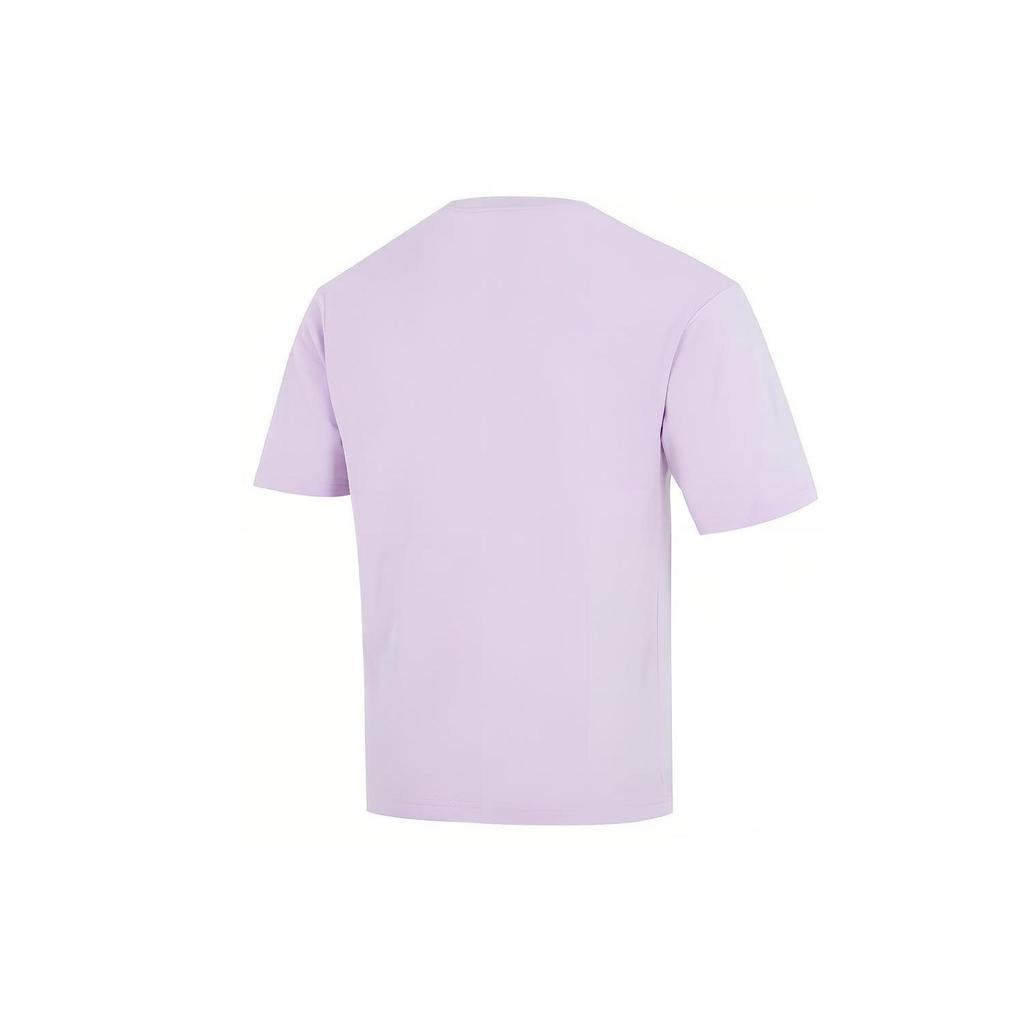 Jordan Essentials Alphanumeric Logo Geometric Print Crew Neck Short Sleeve T-Shirt Men Tops Light-Purple DO8897-530