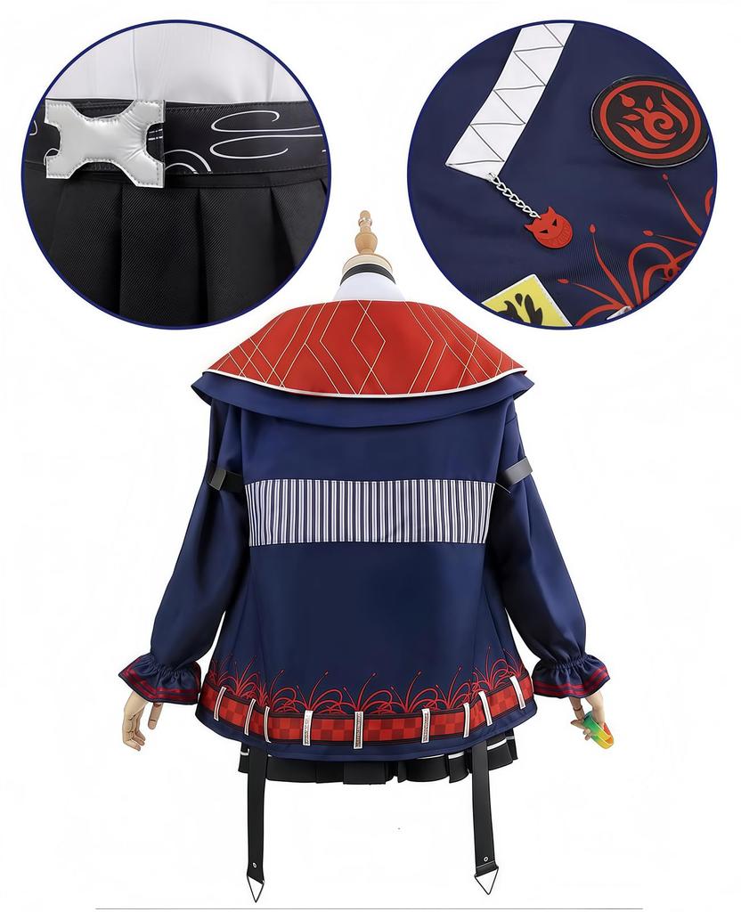 VTuber Cosplay Nakiri Ayame Cosplay Costume VTuber Cosplay Nakiri Ayame Cosplay Costume Yosan Virtual YouTuber VTuber Cosplay Hololive L [NOKIJP]