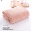 Однотонное банное полотенце из кораллового флиса высокой плотности - Толстое, Впитывающее, Не линяющее