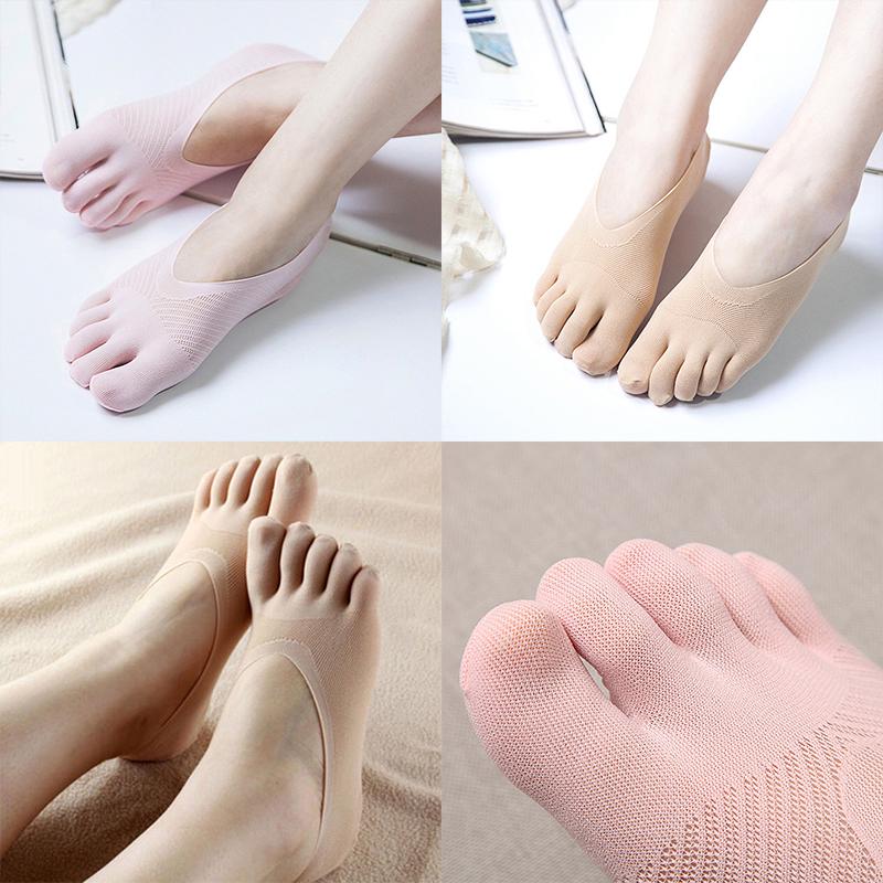 Модные женские кружевные противоскользящие невидимые носки из смеси хлопка с низким вырезом до щиколотки