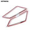 Front Fog Light Lamp Cover Trim For Skoda Kodiaq 2016-2018   Chrome Foglight Protector Exterior Accessories Car Styling