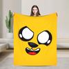 Soft Warm Blanket Picnic Mikecracked Mikes  Throw Blanket  Flannel Bedspread For Outdoor Comfortable Sofa Bed Cover