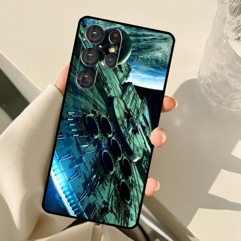 Художественный чехол Космический корабль для Samsung Galaxy S25 Ultra S21 S22 S23 S24 Ultra S9 S10 Plus S20 FE S25 FE Задняя крышка