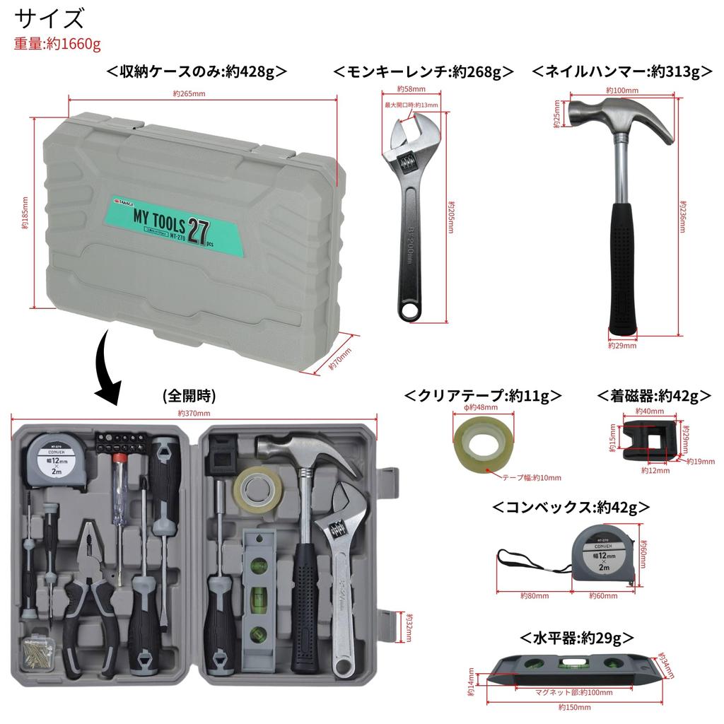 Takagi Мои инструменты 27 шт. набор инструментов набор рабочих инструментов сборка мебели обслуживание дома выпуклая прецизионная отвертка набор винтов бит плоскогубцы электрические