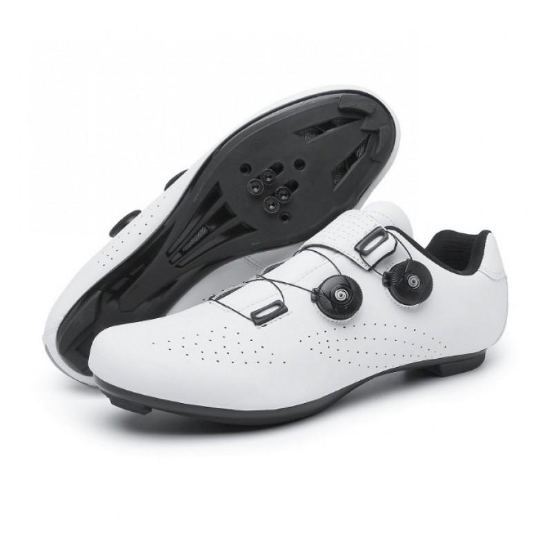Men Women Cycling Shoes With Cleat Compatibility Road MTB Bike Breathable Hard Sole Performance Footwear
