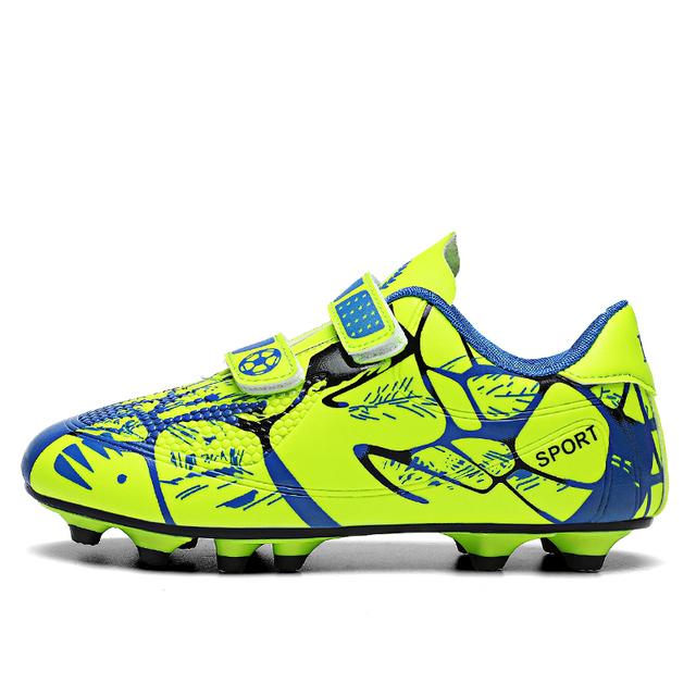 Дешевые футбольные бутсы для детей, подростков, взрослых, детские футбольные бутсы, футбольные бутсы для мальчиков, кроссовки с длинными шипами, Zapatos De Futbol