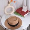 Wide Brim Sunscreen Bucket Hat Korean Style Women's Sun Hat Simple Straw Woven Hat  Travel