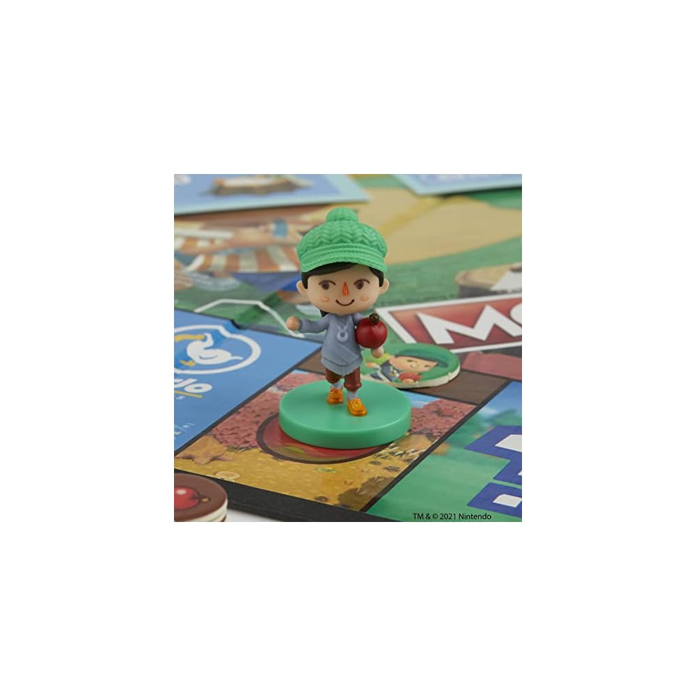 Hasbro Монополия Animal Crossing Детская настольная игра Семейная для возрастов 8+ 2-4 игрока