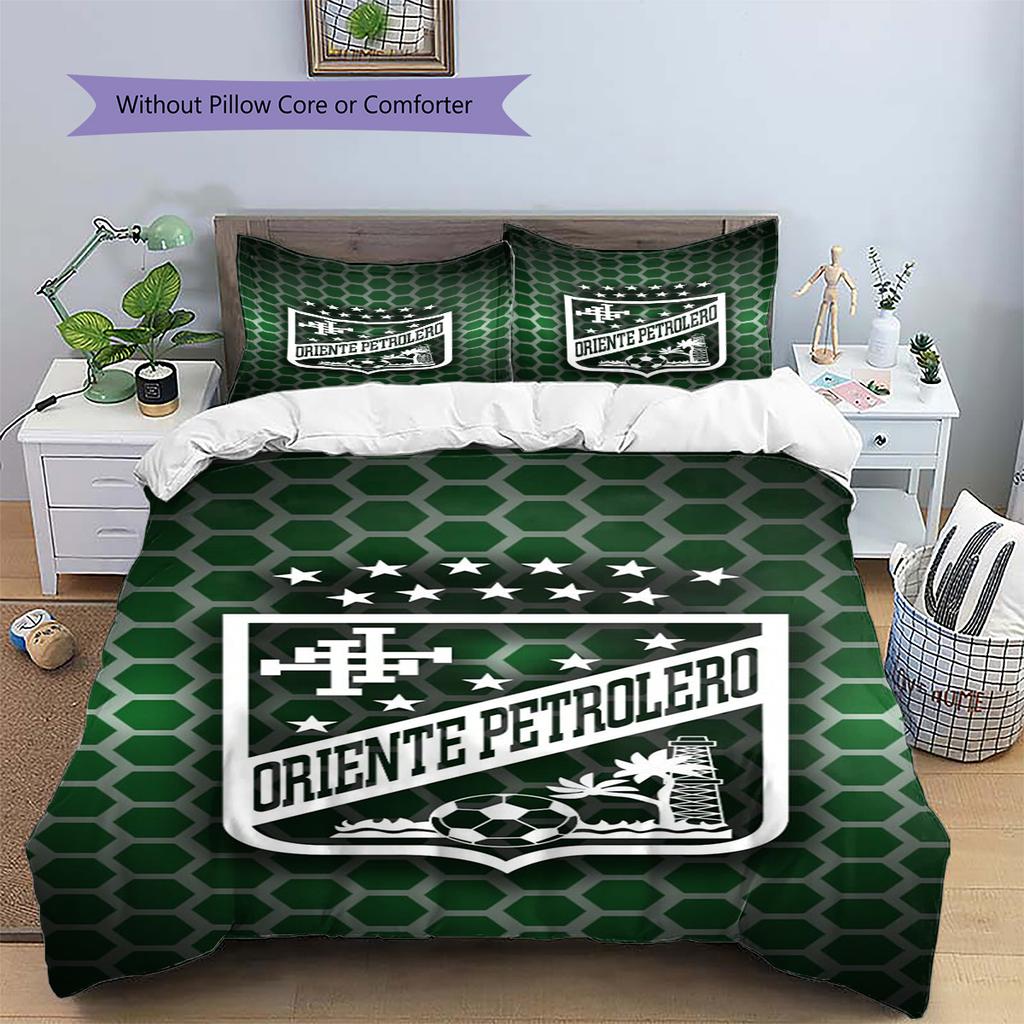 Oriente Petrolero Pattern Bedding Set Quilt Cover Pillowcase Home Decor Gift (1 * duvet cover + 2 * pillowcase, without core)