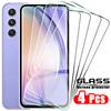 4 шт. закаленное стекло для Samsung Galaxy A54 A34 A24 A14 A04 E A04S A13 4G A23 A33 A53 A73 5G Защитная пленка для экрана