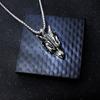 Retro Copper Color Dragon Head Pendant Necklace For Women Cool Punk Style Stainless Steel Neck Chain Hip Hop Jewelry Men Gifts