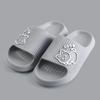 Trend Cartoon Puppy Summer Couple Non-slip Soft Slides Lithe Comfort Sandals Men Women Casual Slippers Ladies' Home Flip Flops