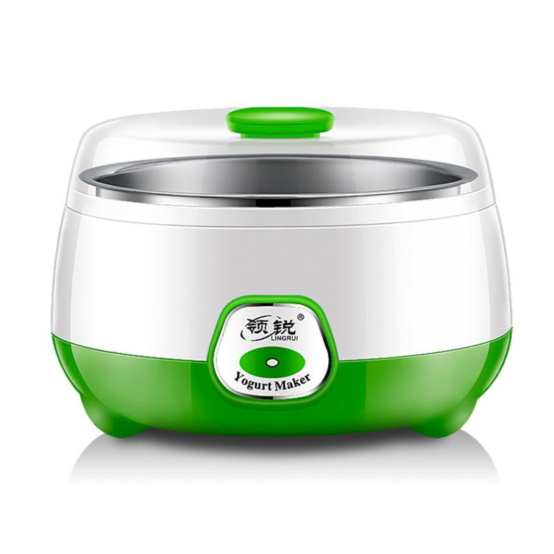 Йогуртница 1000 мл автоматическая машина для йогурта из нержавеющей стали бытовые инструменты «сделай сам» 220 В китайский