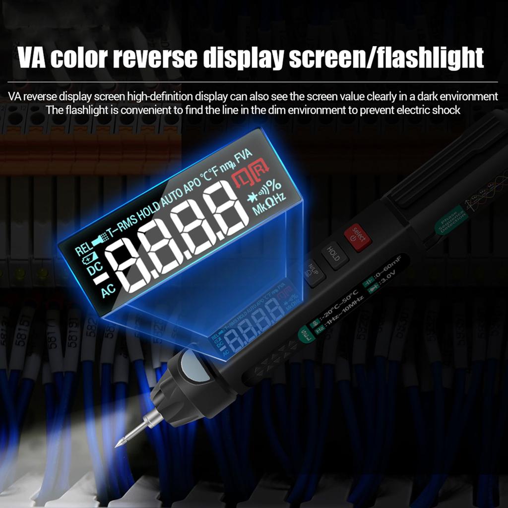 Aneng Pen Multimeter 6000 Counts Digital Multimeter Meter Tester with LCD Display Backlight