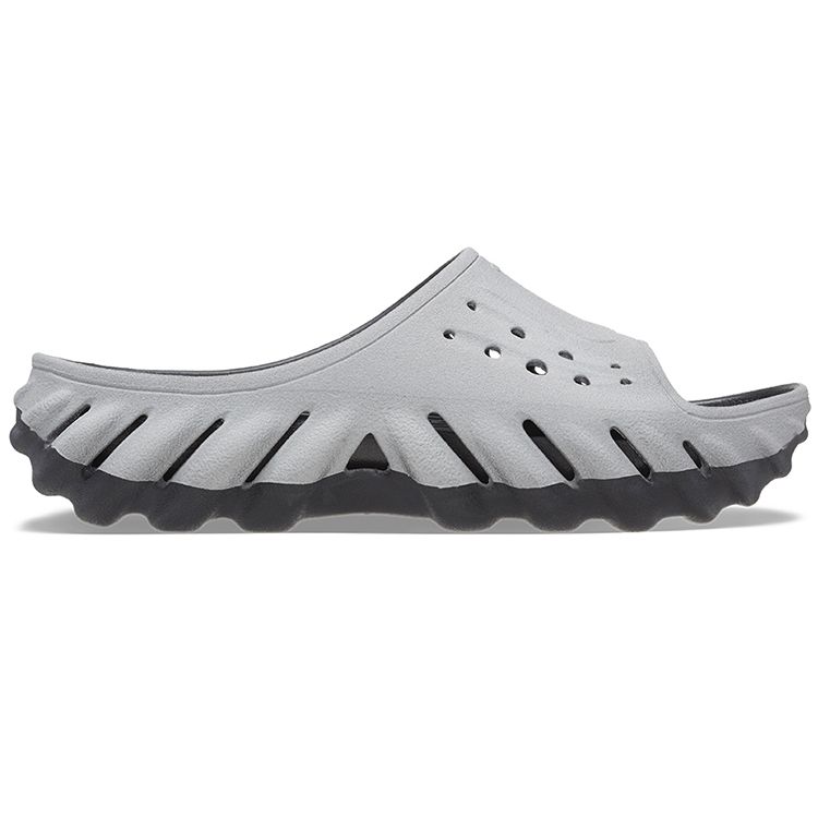Crocs Echo Slide Reflective Unisex Sneakers Grey Black 208804-0WN