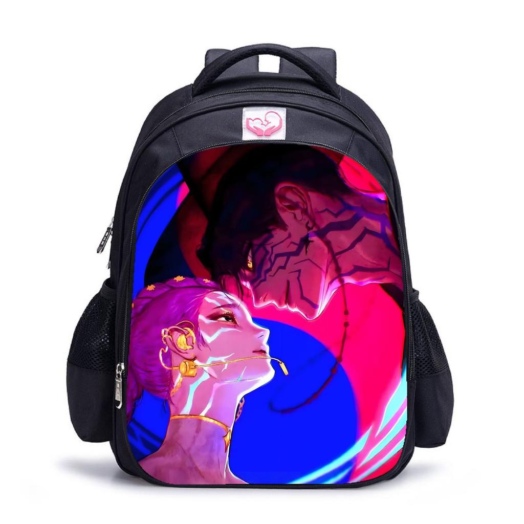 Повседневная сумка через плечо с рисунком из мультфильма для учеников младших классов средней школы, рюкзаки большой вместимости