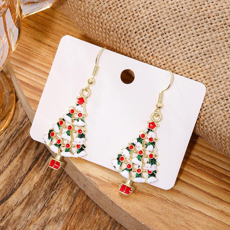 1 Pair of Ladies' Christmas Earrings, Christmas Gift for Everyday Wear, Christmas-themed Jewellery, Ladies' Accessories