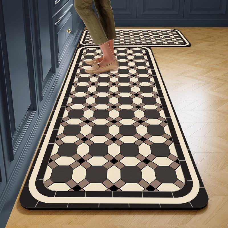 Kitchen Rugs Floor Mat Kitchen Mats Set Non-Slip Washable,Indoor Doormats Area Rugs for Kitchen Bedroom Bathroom Carpet
