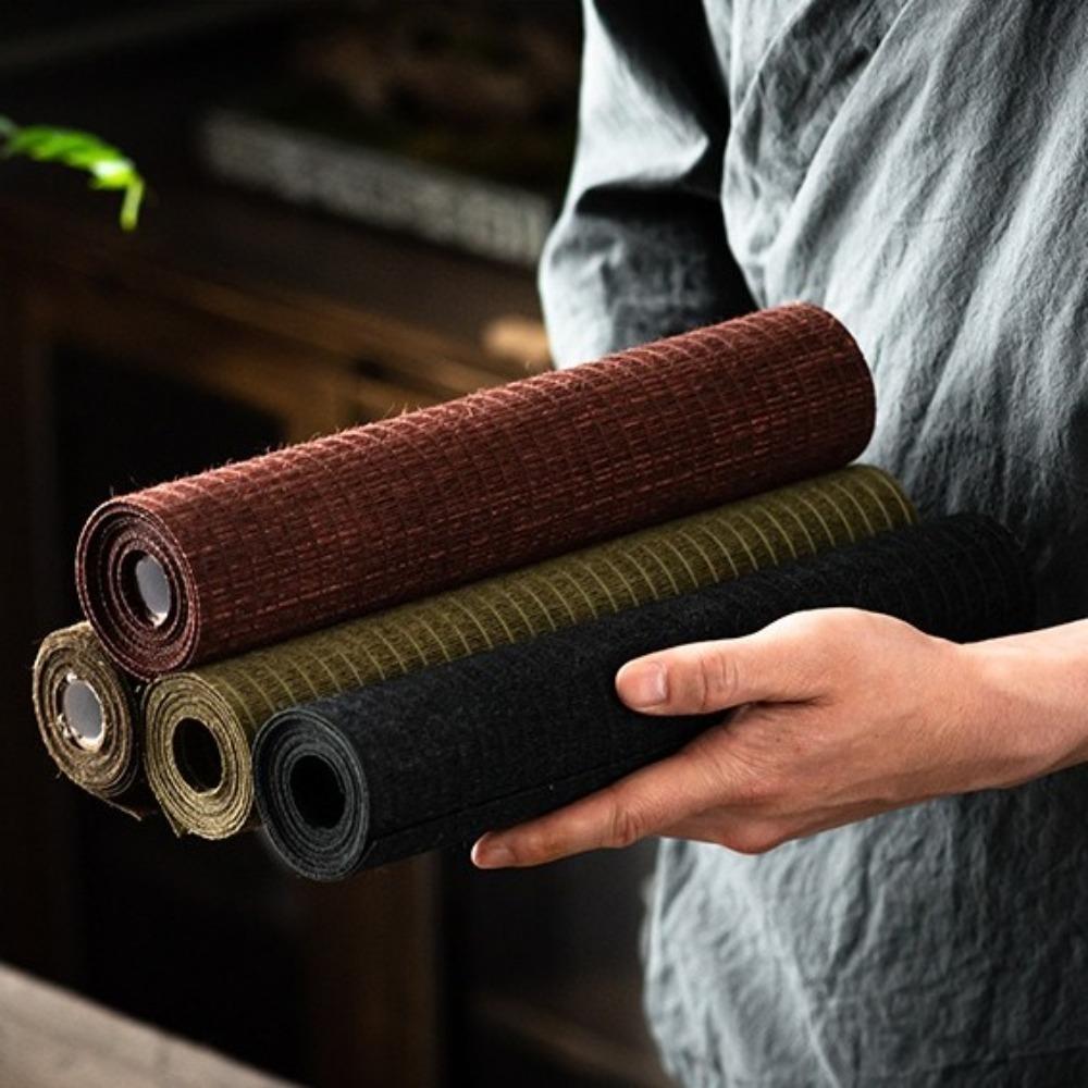 Heat Insulation Japanese Tea Flag Vintage Desktop Protective Mat Tea Cloth Home