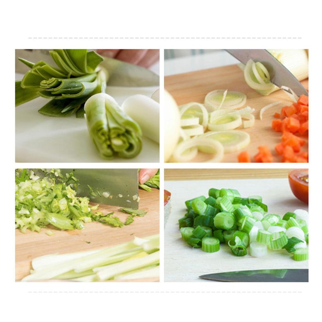 Нож для измельчения шелка, улучшенный нарезанный зеленый нож из нержавеющей стали, кухонный нож для резки овощей, острый нож для измельчения зеленого лука