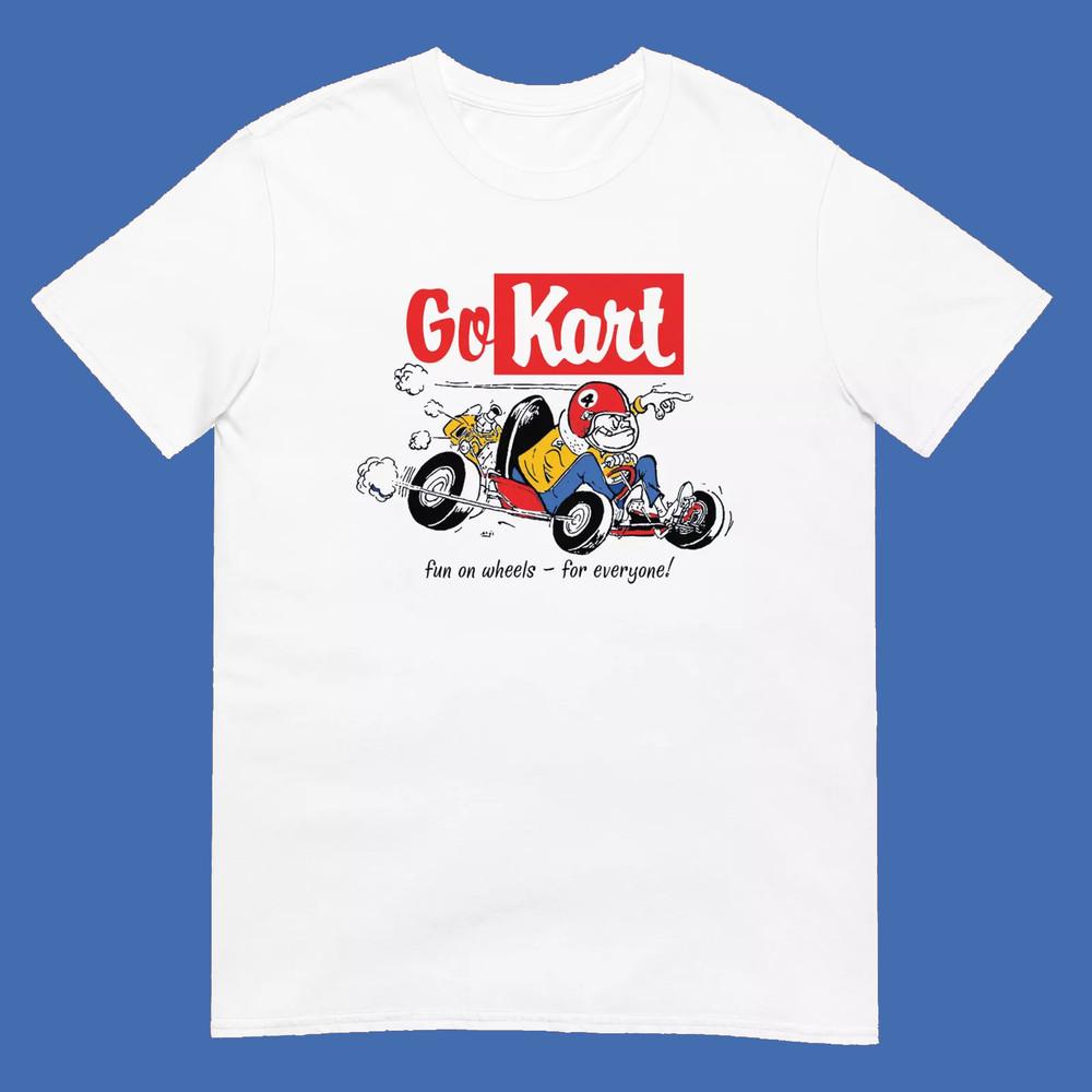 ГО - КАРТИНГ ФУТБОЛКА RAT ROD 1960-х ГОНОЧНЫЙ ФАН! Футболка Unisex