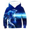 Children's Fashionable Printed Hooded Sweatshirt Casual Sportswear
