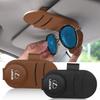 Hot New Leather Car Styling Car Glasses Clip Sun Visor Multi-function Sunglasses Clip For Lexus ES