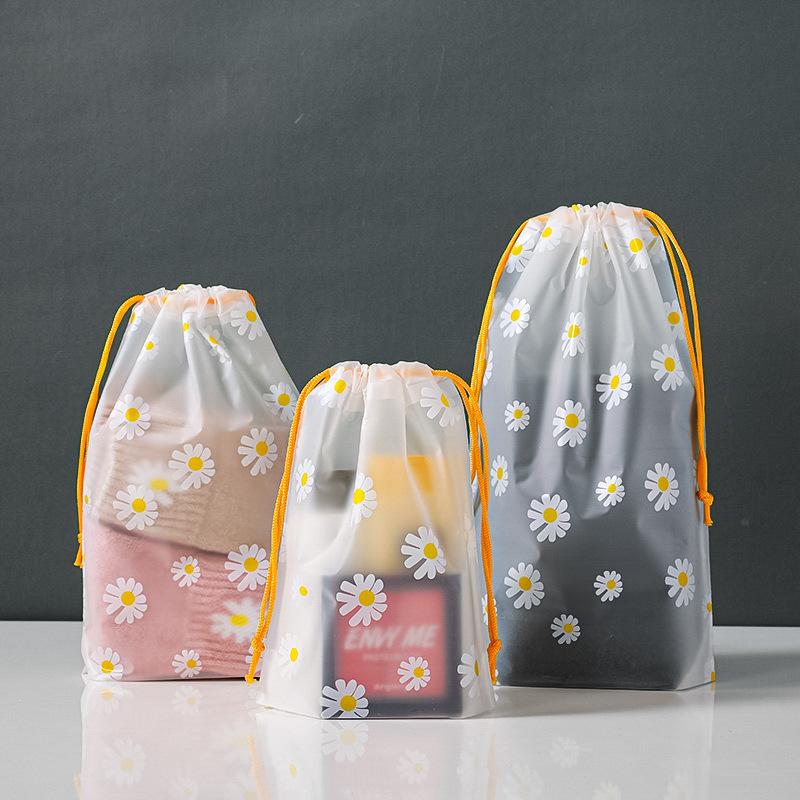 1PCS Frosted Drawstring Bag Thickened Storage Bag Waterproof Gift Packaging Bag Multifunctional Organizer Pouch
