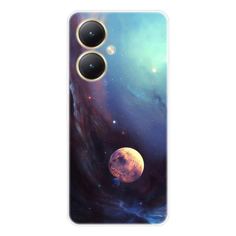 Для Vivo Y27 4G Y 27 5G чехол Мягкая силиконовая задняя крышка Чехол для телефона с рисунком из мультфильма Разнообразие