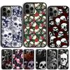 Готический Чехол для Телефона с Черепом Для iPhone 17 Air 15 16 Чехол 11 13 14 Pro Max 12 Plus Max Fundas Coque