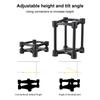 Desktop Speaker Stands Monitor Audio Bracket Shock Absorber Bracket with Adjustable Tilt Angle