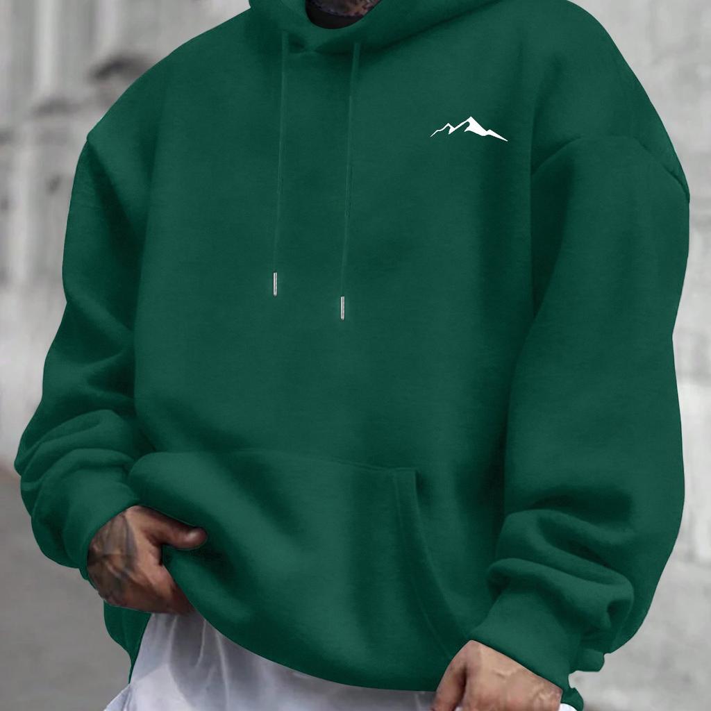 Мужской новый модный тренд толстовка с капюшоном с принтом повседневная свободная толстовка с уличными хип-хоп особенностями