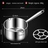 500ml 316 ss hot oil pot with gas rack
