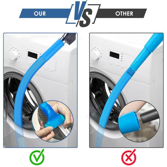 Комплект для чистки вентиляционного отверстия сушилки Щетка для удаления ворса из сушилки Простая в использовании гибкая конструкция Щетка для насадки на шланг пылесоса Удалятель ворса