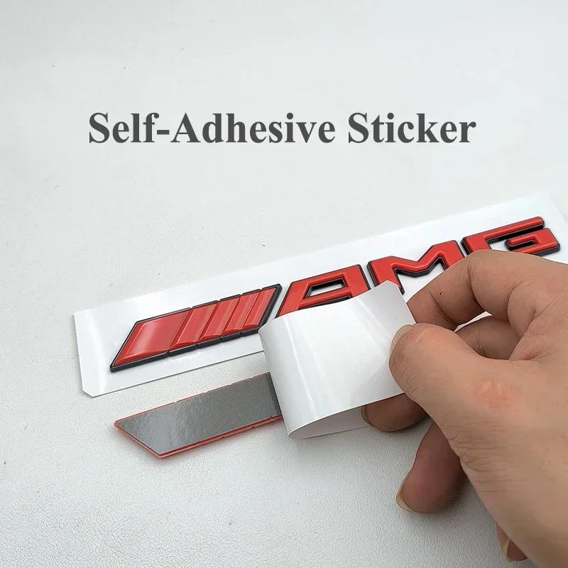 IXEA6 ABS Logo AMG Emblem Letters Car Trunk Badge For Mercedes Benz A B C E S GLA GLB GLC GLE GLS Vito G Class AMG Sticker